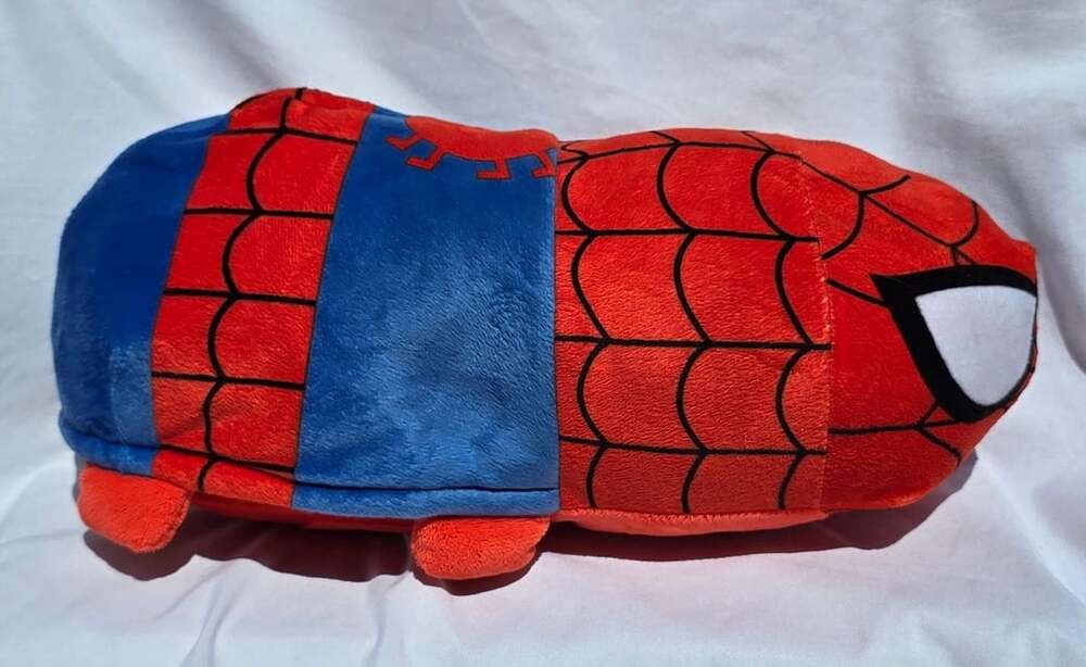 Flip A Zoo Marvel Iron Man To Spider-Man Reversible Plush Pillow Toy